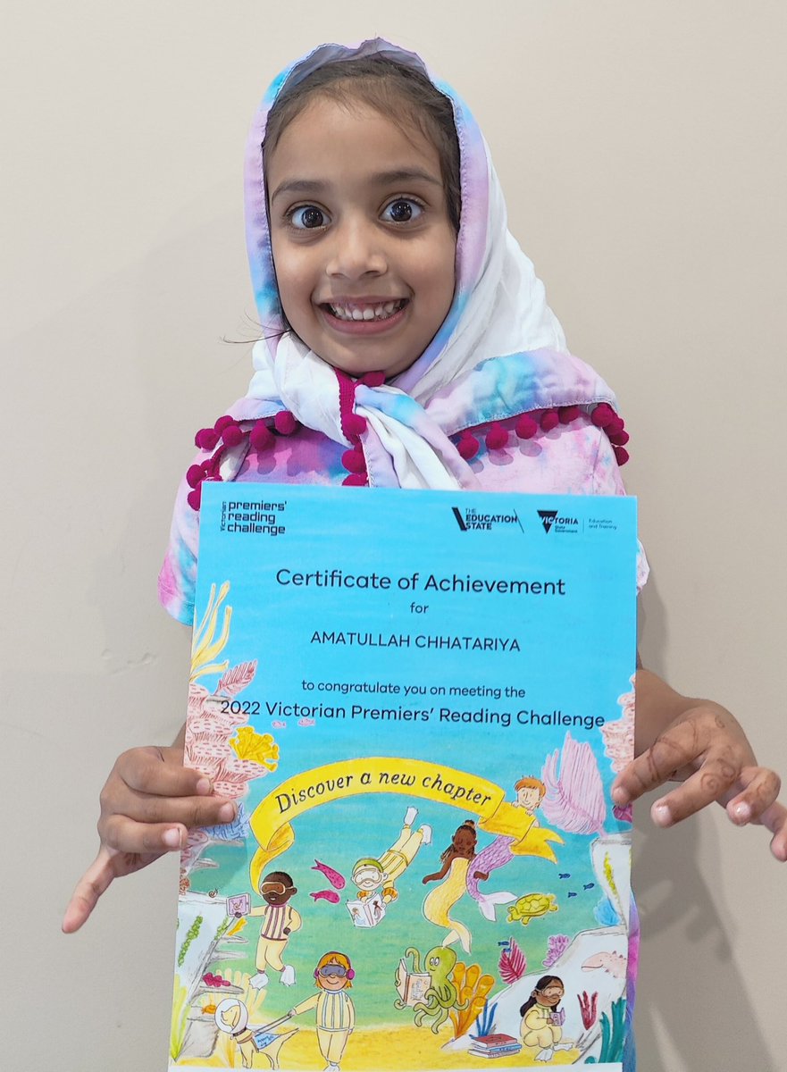 Victorian Premiers’ Reading Challenge AnjumanESaifee (Melbourne)